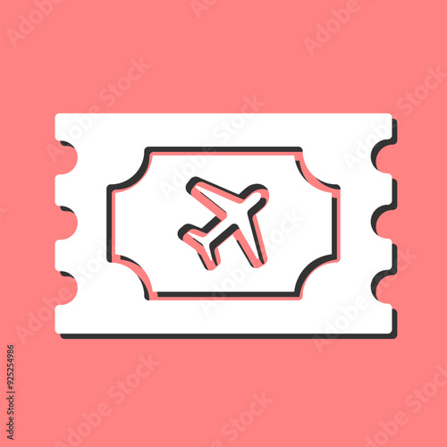 Plane Tickets Vector Icon