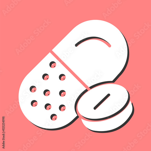 Pills Vector Icon