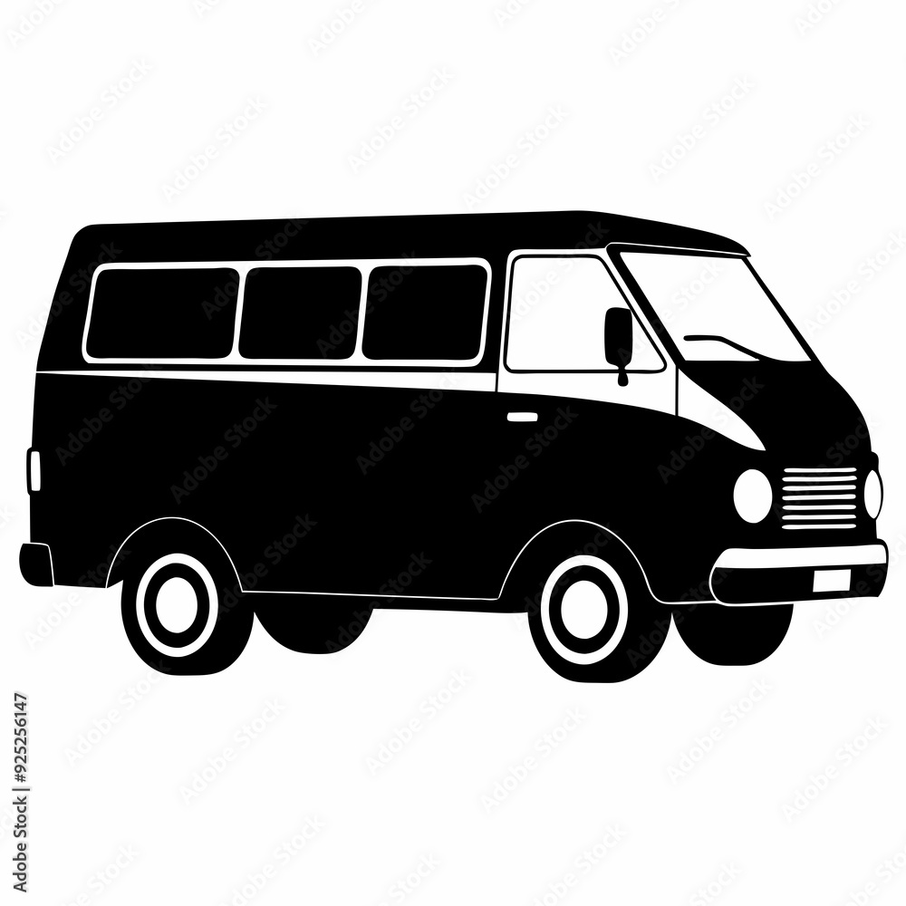 Van Black silhouette Van Black silhouette