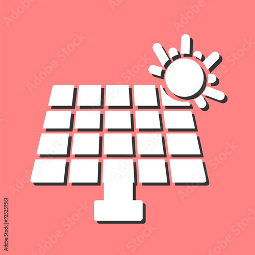 Solar Panel Vector Icon