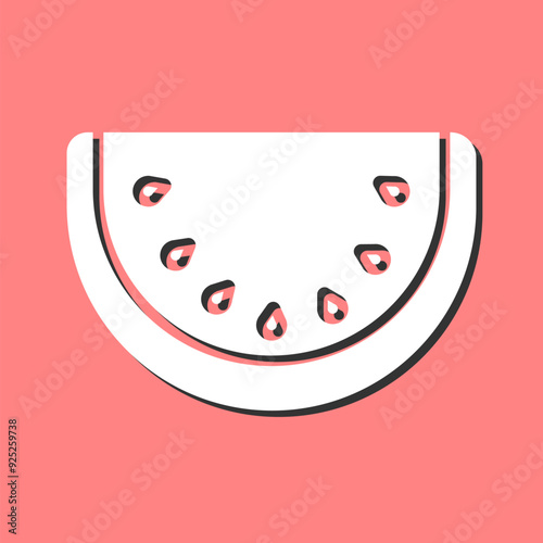 Watermelon Vector Icon