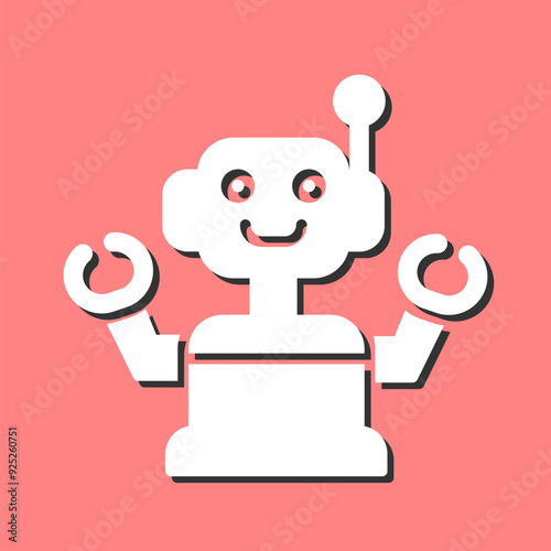 Industrial Robot III Vector Icon