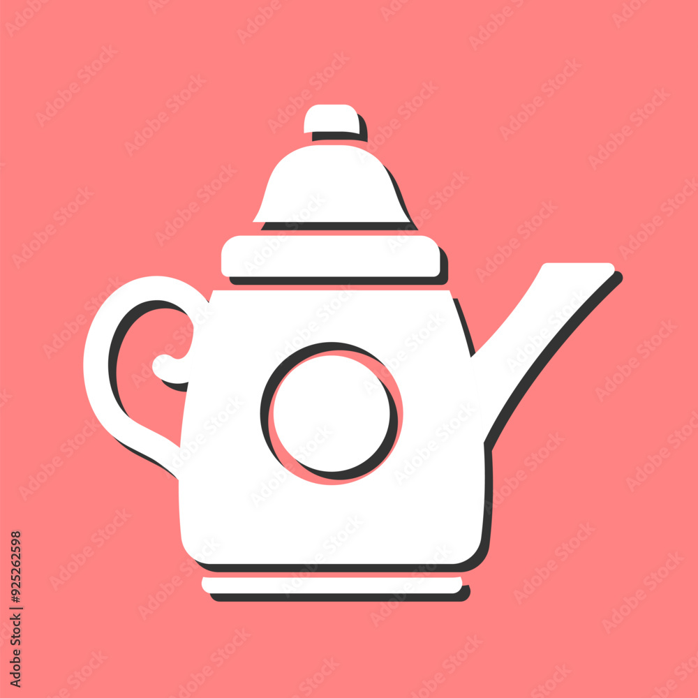 Obraz premium Teapot Vector Icon
