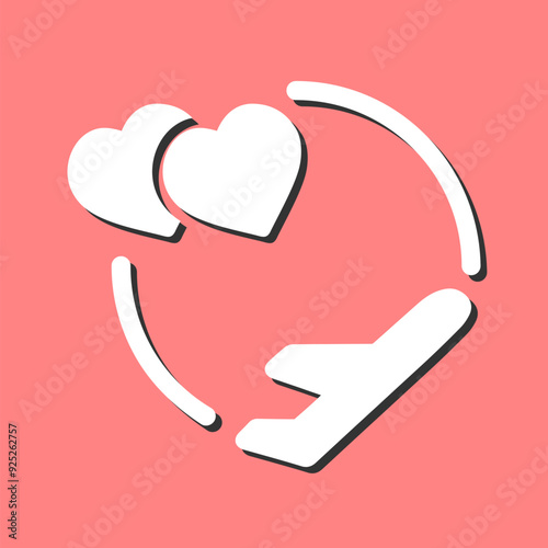 Honeymoon Vector Icon