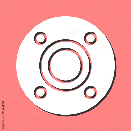 Flange Vector Icon