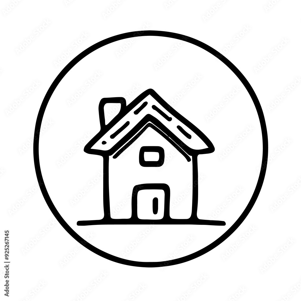 house icon on a white background, hut, old traditional house home house icon on a white background, hut, old traditional house home