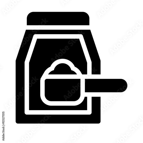 powder glyph icon