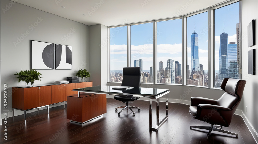 Sleek and modern contemporary office Sleek and modern contemporary office