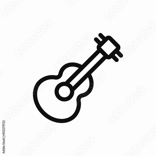 guitar music instrument icon sign