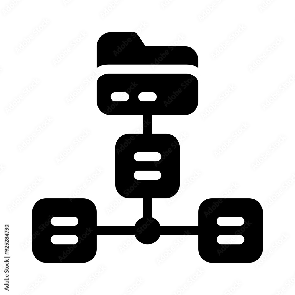 organization glyph icon organization glyph icon