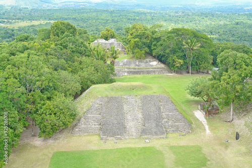 Xunantunich -  Ancient Maya archaeological site in western Belize with pyramid El Castillo photo