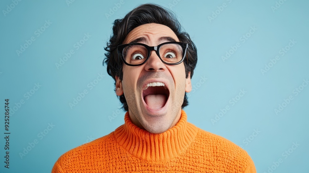 The Man in Orange Sweater The Man in Orange Sweater