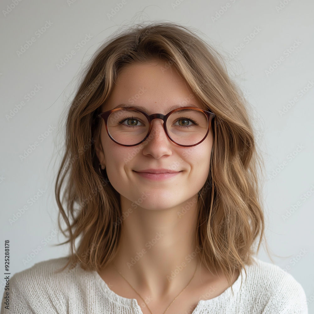 Professionelles Porträt einer jungen Frau mit natürlichem Look. Perfekt für LinkedIn, Facebook oder andere soziale Medien Professionelles Porträt einer jungen Frau mit natürlichem Look. Perfekt für LinkedIn, Facebook oder andere soziale Medien
