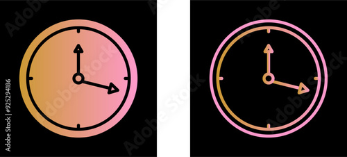 Clock Vector Icon