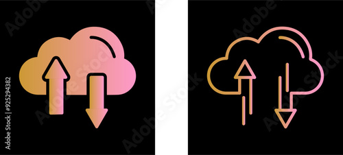 Cloud Storage Vector Icon