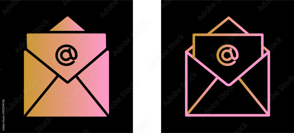 Emails Vector Icon Emails Vector Icon