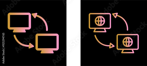 Synchronization Vector Icon
