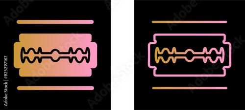 Razor Blade Vector Icon