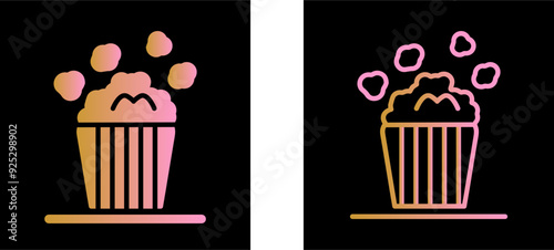 Popcorn Vector Icon