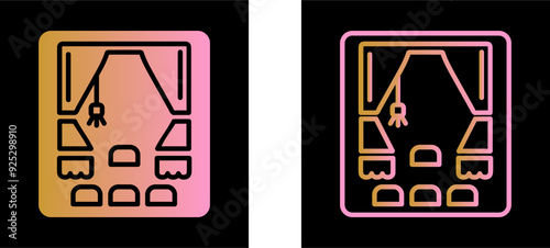 Curtain Vector Icon