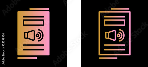 Speaker Vector Icon