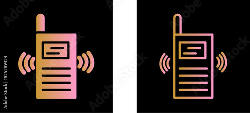 Walkie Talkie Vector Icon