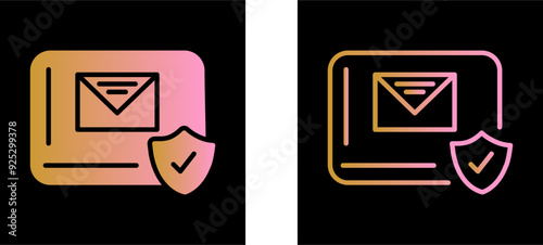 Mail Protection Vector Icon