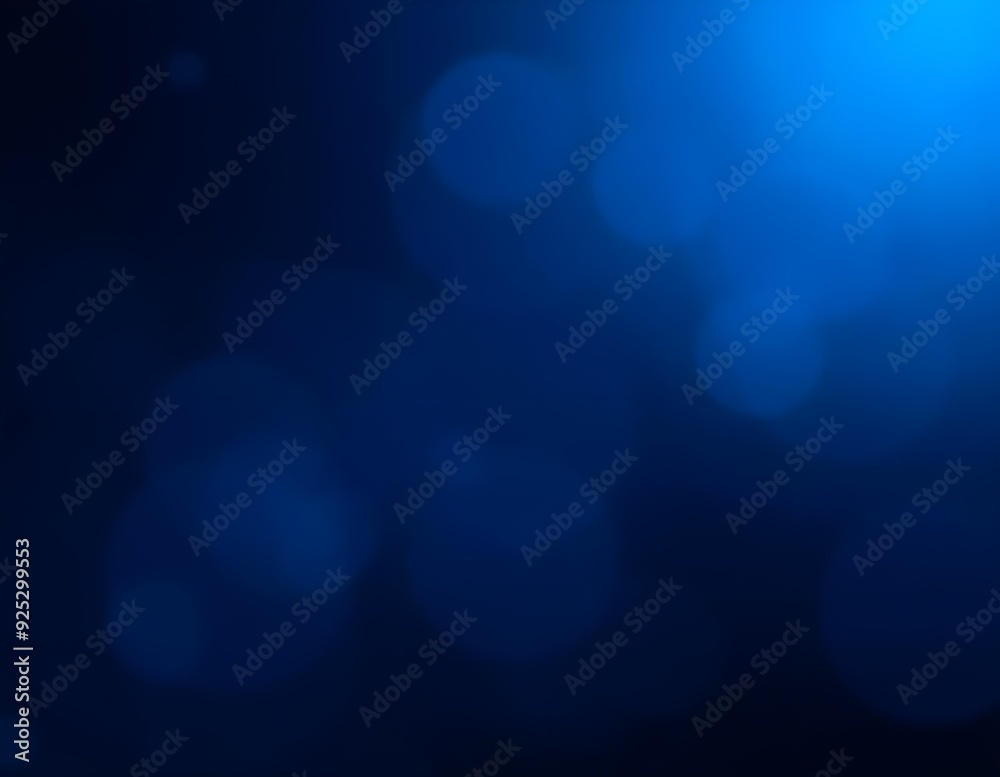 Deep Blue Bokeh Light Background Deep Blue Bokeh Light Background
