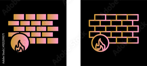 Firewall Vector Icon