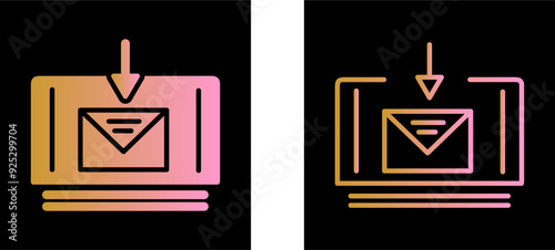 Mail Download Vector Icon