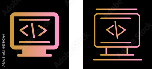 Coding Vector Icon