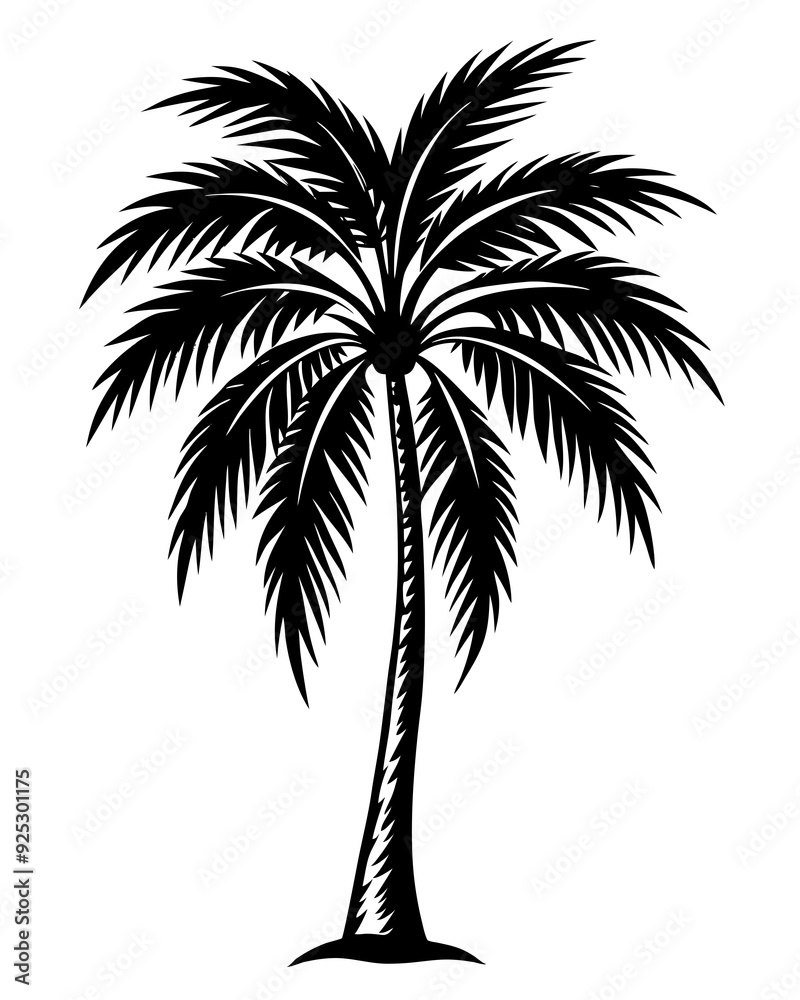 Obraz premium plam tree eps vector bundle