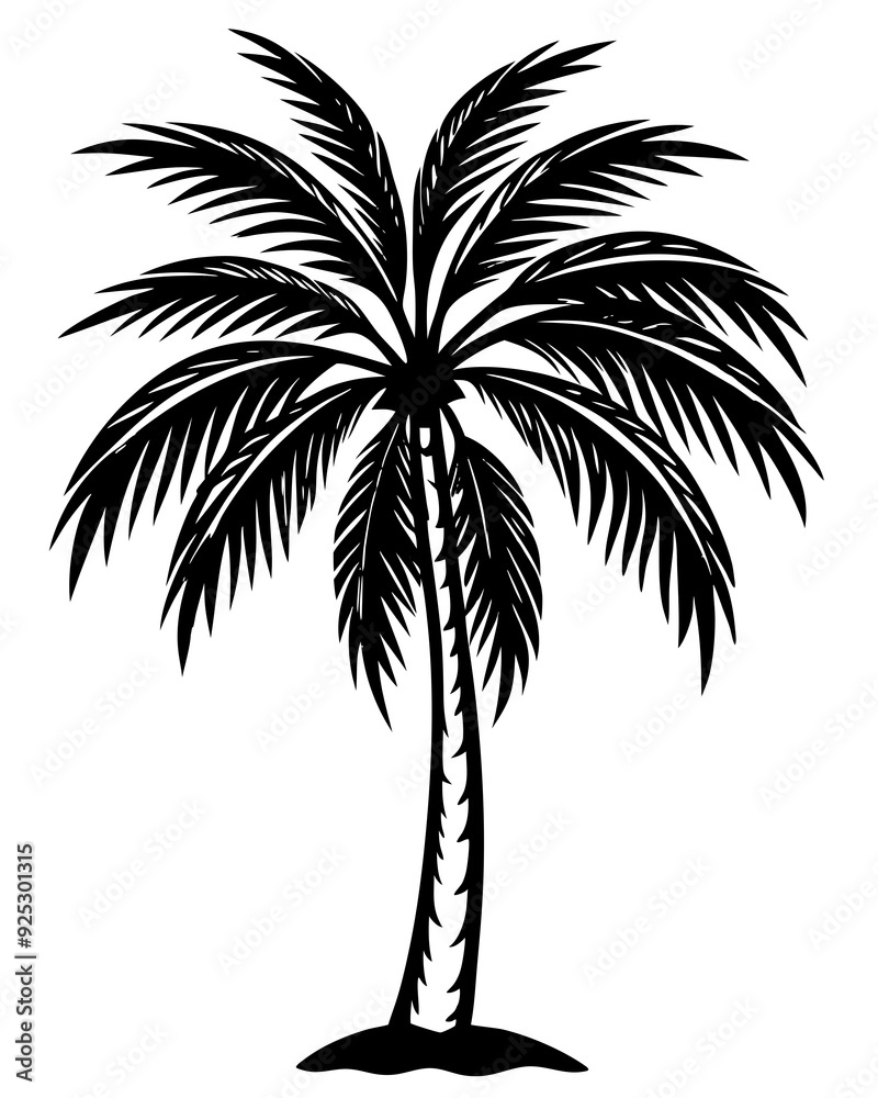 Obraz premium plam tree eps vector bundle 