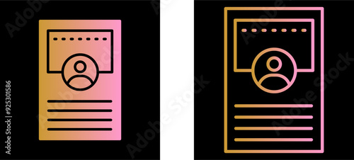 Profile Vector Icon