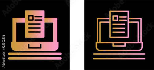 Blog Vector Icon