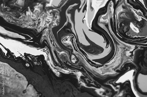 Flowing mixed colors of gray tones. Abstract background.