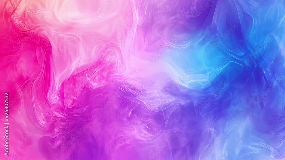 Abstract Smoke Gradient Background, with Purple, White, Blue, Magenta, Pink Color and Seamless Loop Video. Abstract Smoke Gradient Background, with Purple, White, Blue, Magenta, Pink Color and Seamless Loop Video.