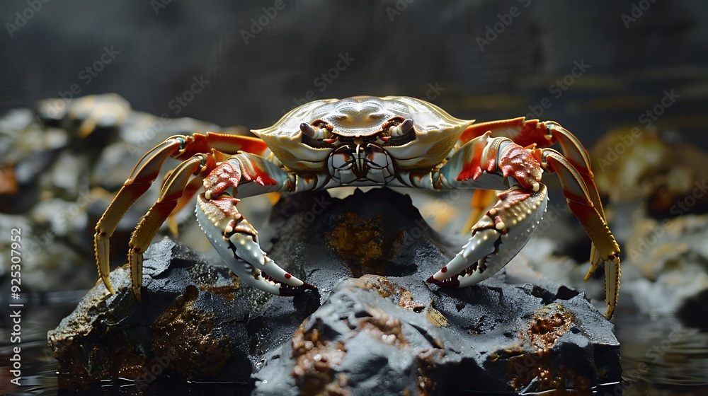 Crab on the foundation of a sharp object Crab on the foundation of a sharp object