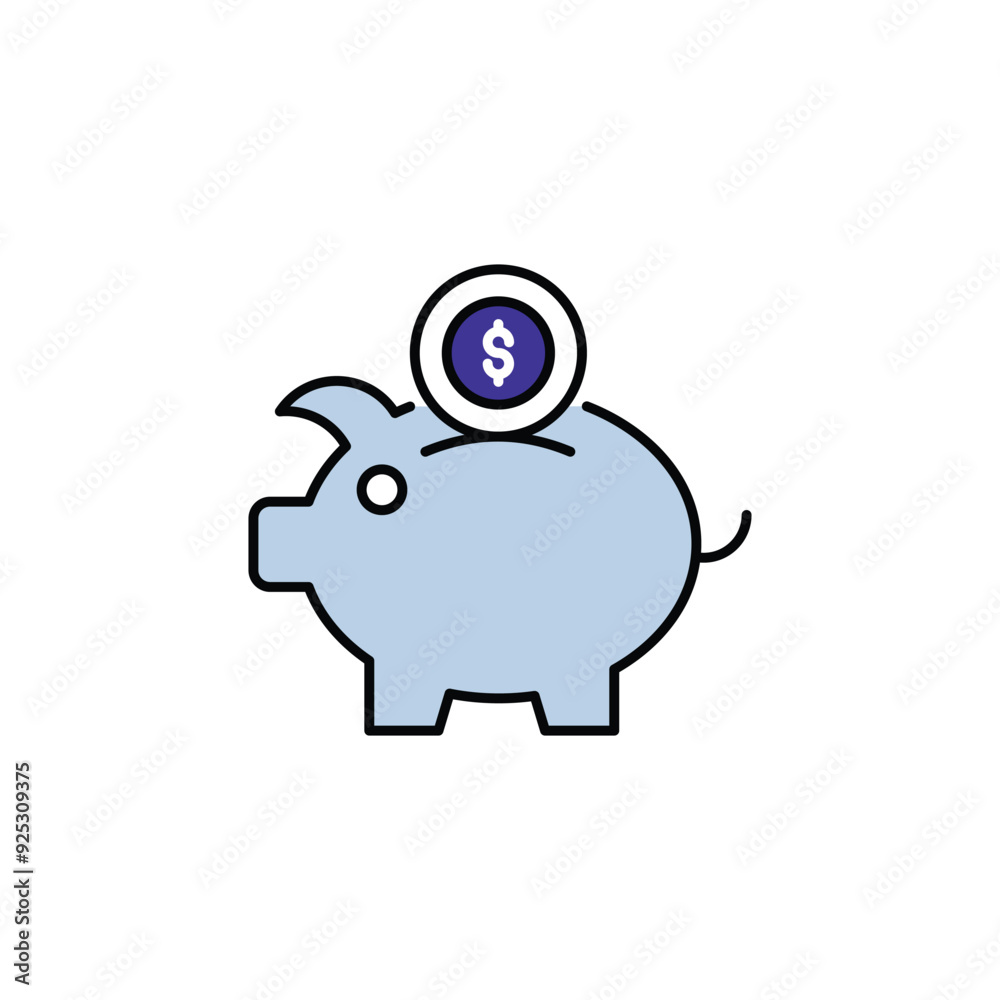 Saving icon design with white background stock illustration Saving icon design with white background stock illustration