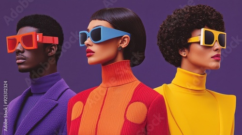 Vibrant fashion expressions for new year's celebration with gen z influencers