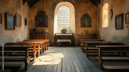 Sacred space in a small village church