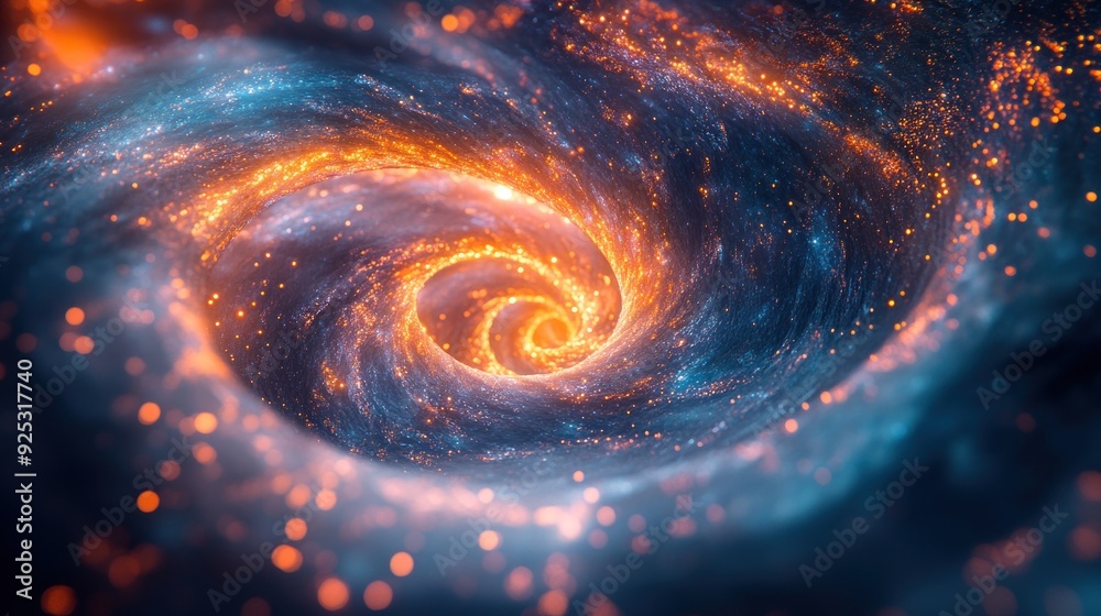 Cosmic Vortex - A swirling symphony of light and energy Cosmic Vortex - A swirling symphony of light and energy