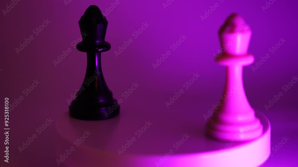 chess, pawn, rook, queen, king, bishop, knight, figure, rotating rgb chess, pawn, rook, queen, king, bishop, knight, figure, rotating rgb