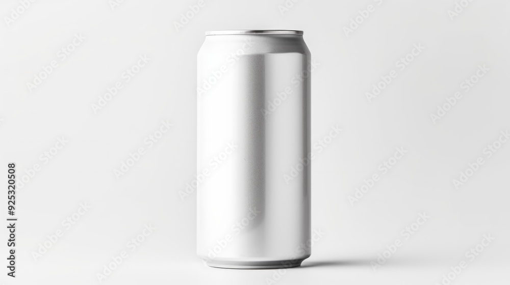 Blank can aluminum mockup design for beverage or soft drink. Neural network ai generated art Blank can aluminum mockup design for beverage or soft drink. Neural network ai generated art