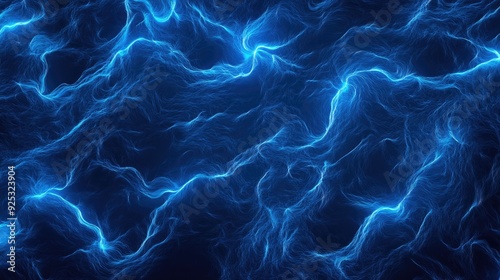 electric texture. blue lightning on dark sky background. Thunderbolt Background 