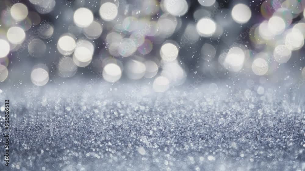 A shimmering background with sparkling bokeh effects and fine glitter particles. A shimmering background with sparkling bokeh effects and fine glitter particles.