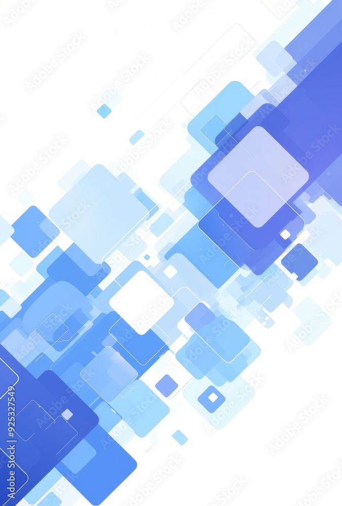 abstract background with squares, Light Blue Grid Vector Illustration on White Background abstract background with squares, Light Blue Grid Vector Illustration on White Background