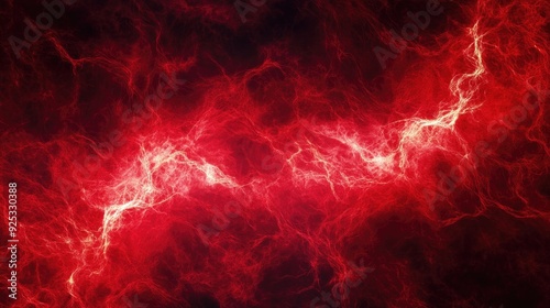 electric texture. red lightning on dark sky background. Thunderbolt Background	