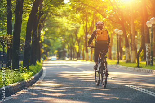 Wallpaper Mural Cycling in the Sun Torontodigital.ca