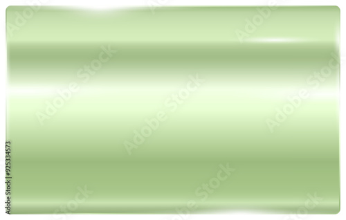 Metallic polished glossy abstract background with a copy of the spatial one. The texture of a smooth metal surface. The green gradient. Vector EPS 10.